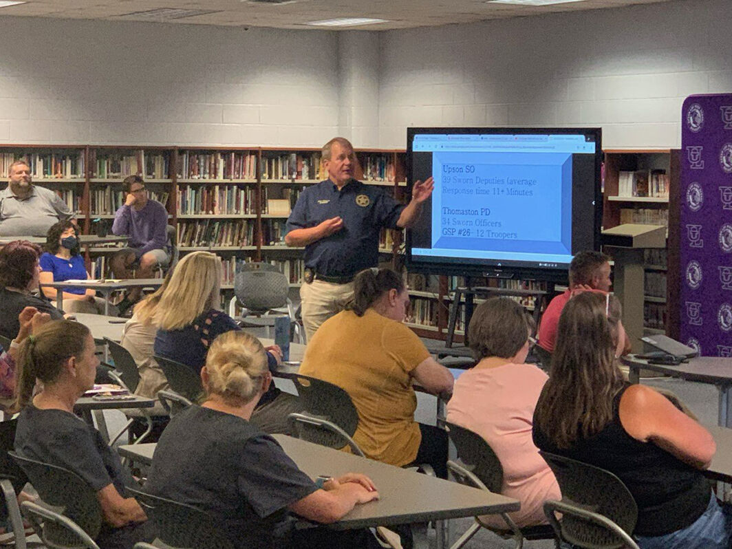 Sheriff Provides Safety Update to Local Educators